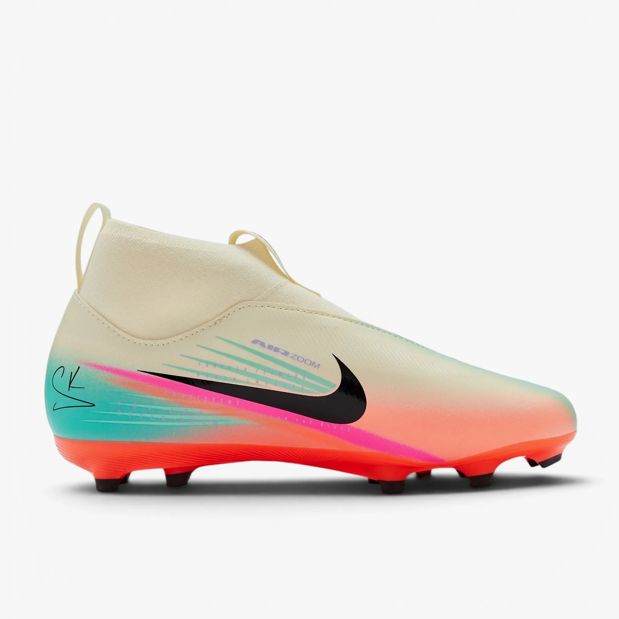 ДИТЯЧІ ФУТБОЛЬНІ БУТСИ NIKE ZOOM MERCURIAL SUPERFLY 10 ACADEMY x KERR FG/MG IB4439-100 - Зображення 4