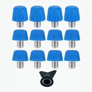 ЗМІННІ ПЛАСТИКОВІ ШИПИ ДЛЯ БУТС ADIDAS 4x10mm, 8x8mm BLUE